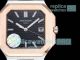 HBF Factory Copy Patek Philippe Cubitus Swiss 9015 Half Rose Gold Black Face Watch 45mm (2)_th.jpg